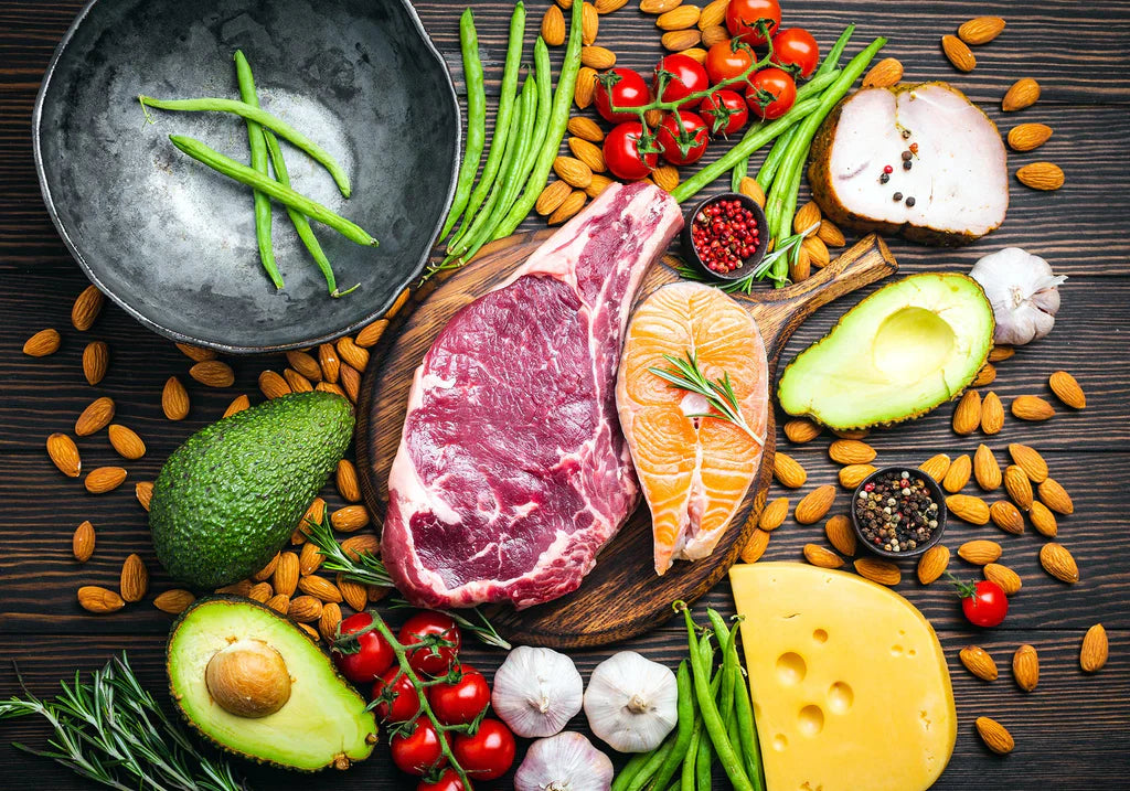 Keto-friendly meal for PKD – beans, veggies, and meat.