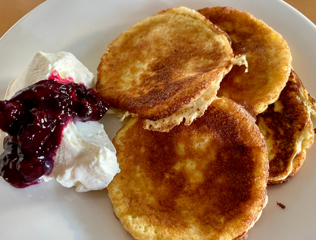 Pancakes With KetoCitra® Whipped Cream!