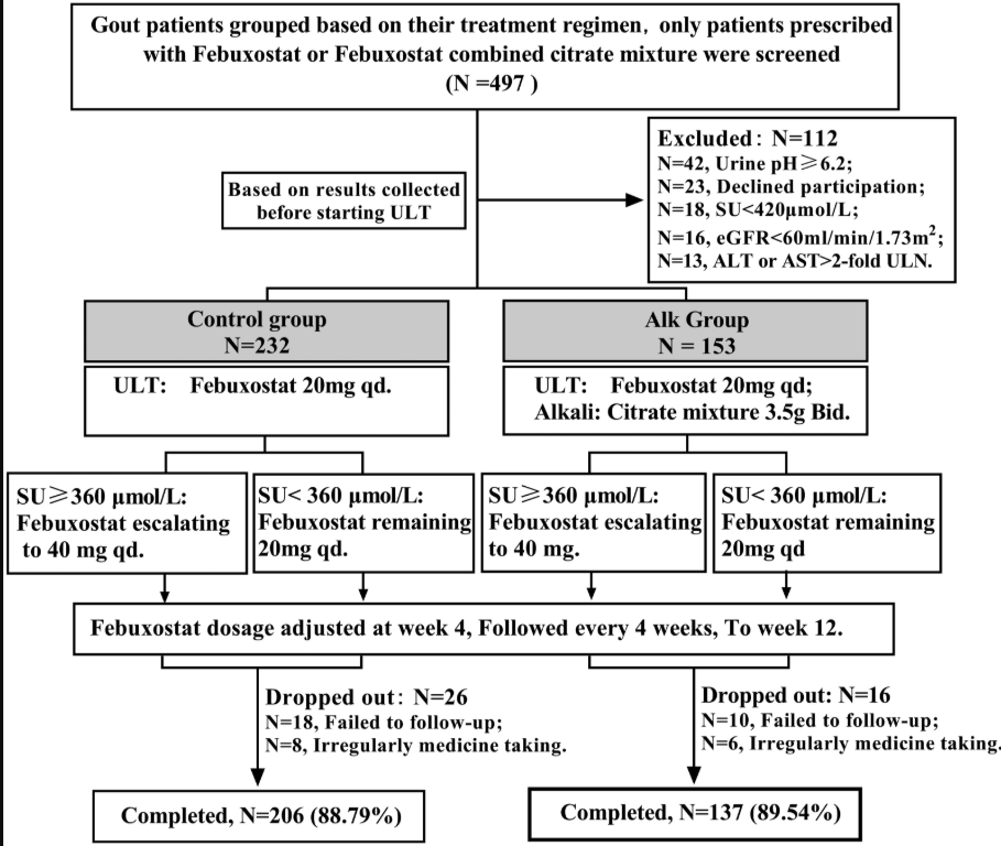 Urine Alkalization Enhances Gout Management Beyond Uric Acid Control