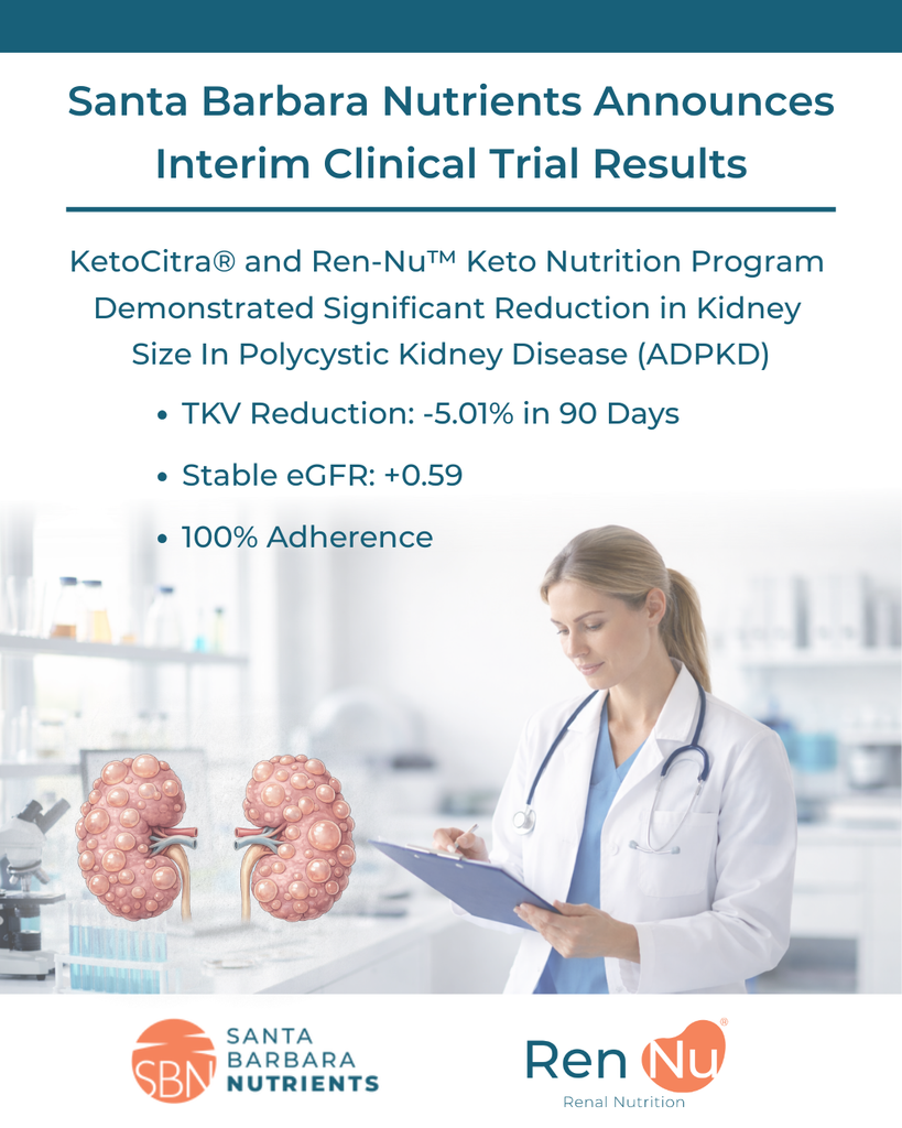 Interim Clinical Trial Results Show Significant Efficacy of KetoCitra® in Combination With Nutritional Changes in Autosomal-Dominant Polycystic Kidney Disease