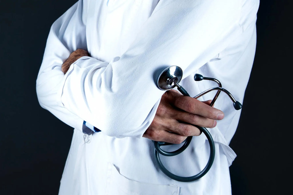 Doctor Standing with Stethoscope